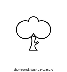 tree icon, llustration design for website