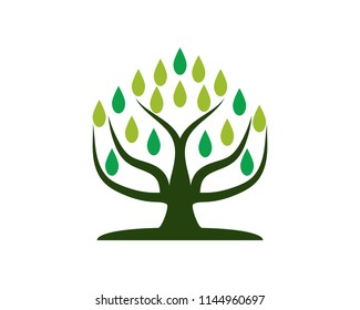 Tree icon logo
