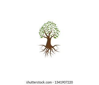 Tree icon logo design 