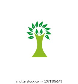 Tree icon logo design
