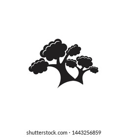 Tree icon logo design vector template