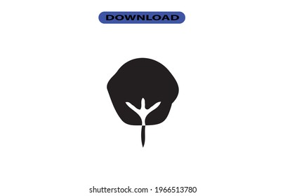 Tree icon or logo high resolution