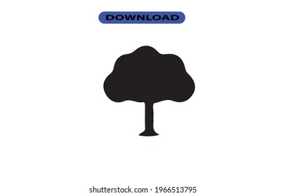 Tree icon or logo high resolution