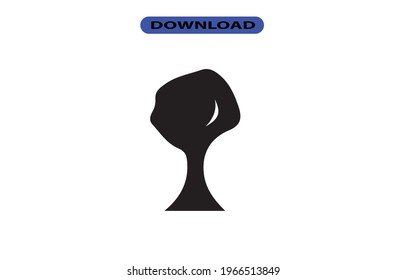 Tree icon or logo high resolution