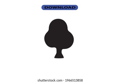 Tree icon or logo high resolution