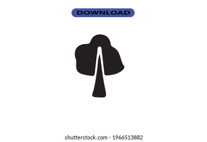 Tree icon or logo high resolution