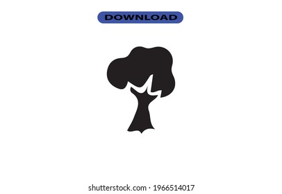 Icono de árbol o logotipo de alta resolución