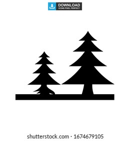 tree icon or logo isolated sign symbol vector illustration - high quality black style vector icons
