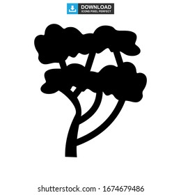 tree icon or logo isolated sign symbol vector illustration - high quality black style vector icons
