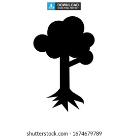 tree icon or logo isolated sign symbol vector illustration - high quality black style vector icons
