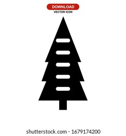 tree icon or logo isolated sign symbol vector illustration - high quality black style vector icons
