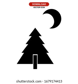tree icon or logo isolated sign symbol vector illustration - high quality black style vector icons
