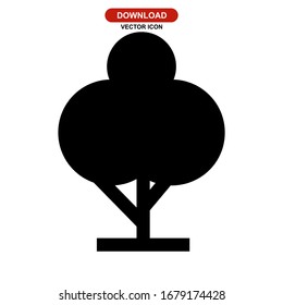 tree icon or logo isolated sign symbol vector illustration - high quality black style vector icons
