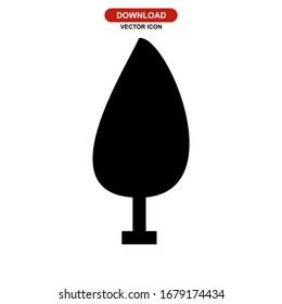 tree icon or logo isolated sign symbol vector illustration - high quality black style vector icons
