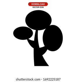 tree icon or logo isolated sign symbol vector illustration - high quality black style vector icons
