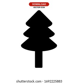tree icon or logo isolated sign symbol vector illustration - high quality black style vector icons
