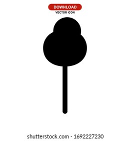 tree icon or logo isolated sign symbol vector illustration - high quality black style vector icons
