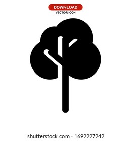 tree icon or logo isolated sign symbol vector illustration - high quality black style vector icons
