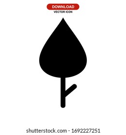 tree icon or logo isolated sign symbol vector illustration - high quality black style vector icons
