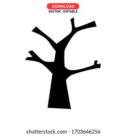 tree icon or logo isolated sign symbol vector illustration - high quality black style vector icons
