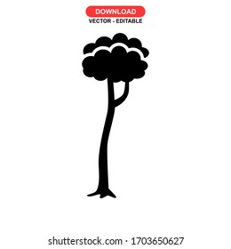 tree icon or logo isolated sign symbol vector illustration - high quality black style vector icons

