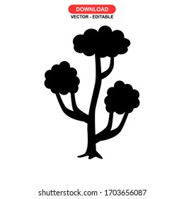 tree icon or logo isolated sign symbol vector illustration - high quality black style vector icons

