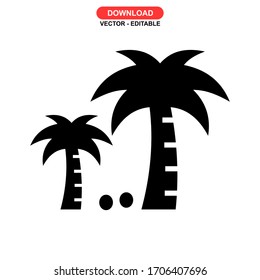 tree icon or logo isolated sign symbol vector illustration - high quality black style vector icons
