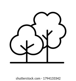 Tree icon or logo isolated sign symbol vector illustration - high quality black style vector icons
