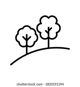 Tree icon or logo isolated sign symbol vector illustration - high quality black style vector icons
