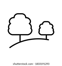 Tree icon or logo isolated sign symbol vector illustration - high quality black style vector icons
