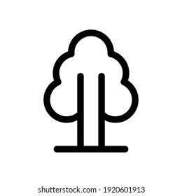 tree icon or logo isolated sign symbol vector illustration - high quality black style vector icons
