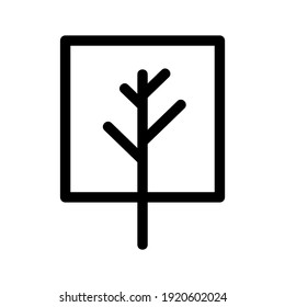 tree icon or logo isolated sign symbol vector illustration - high quality black style vector icons
