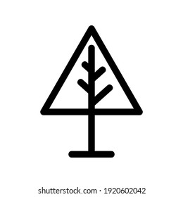 tree icon or logo isolated sign symbol vector illustration - high quality black style vector icons
