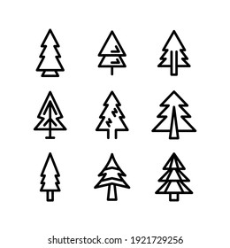 tree icon or logo isolated sign symbol vector illustration - Collection of high quality black style vector icons
