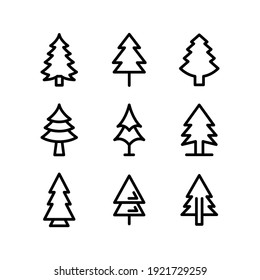 tree icon or logo isolated sign symbol vector illustration - Collection of high quality black style vector icons

