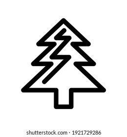 icono de árbol o logotipo símbolo de signo aislado ilustración vectorial - iconos vectoriales de estilo negro de alta calidad
