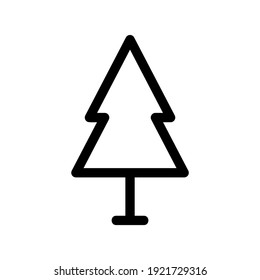 icono de árbol o logotipo símbolo de signo aislado ilustración vectorial - iconos vectoriales de estilo negro de alta calidad
