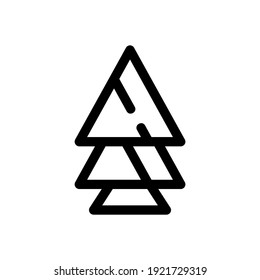 tree icon or logo isolated sign symbol vector illustration - high quality black style vector icons
