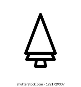 icono de árbol o logotipo símbolo de signo aislado ilustración vectorial - iconos vectoriales de estilo negro de alta calidad
