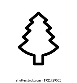 Baumsymbol oder Logo einzeln auf Zeichen, Vektorgrafik - hochwertige Vektorsymbole mit schwarzem Hintergrund
