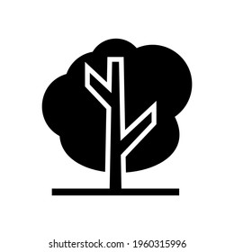 tree icon or logo isolated sign symbol vector illustration - high quality black style vector icons
