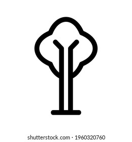 tree icon or logo isolated sign symbol vector illustration - high quality black style vector icons
