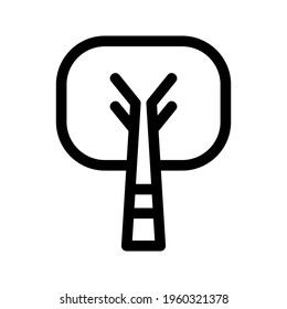 tree icon or logo isolated sign symbol vector illustration - high quality black style vector icons
