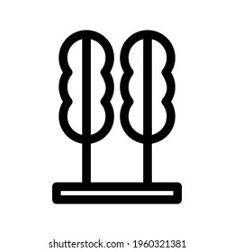 tree icon or logo isolated sign symbol vector illustration - high quality black style vector icons
