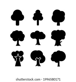 tree icon or logo isolated sign symbol vector illustration - Collection of high quality black style vector icons
