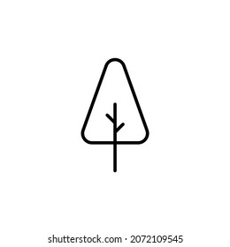 tree icon or logo isolated sign symbol vector illustration