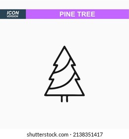 tree icon or logo isolated sign symbol vector illustration