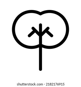 tree icon or logo isolated sign symbol vector illustration - high quality black style vector icons
