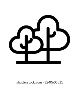 tree icon or logo isolated sign symbol vector illustration - high quality black style vector icons
