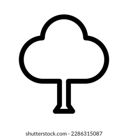tree icon or logo isolated sign symbol vector illustration - high quality black style vector icons